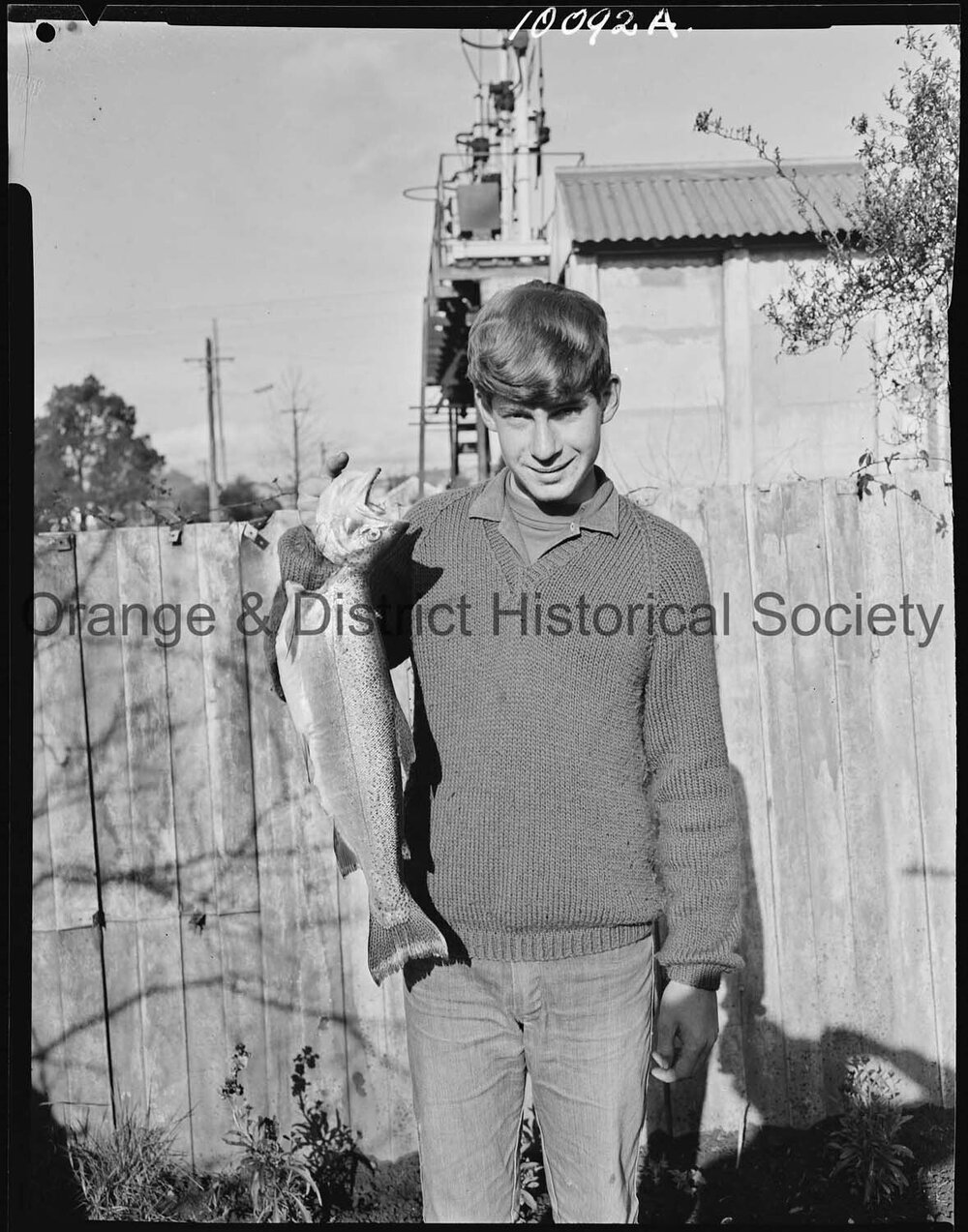 Peter Martin with trout