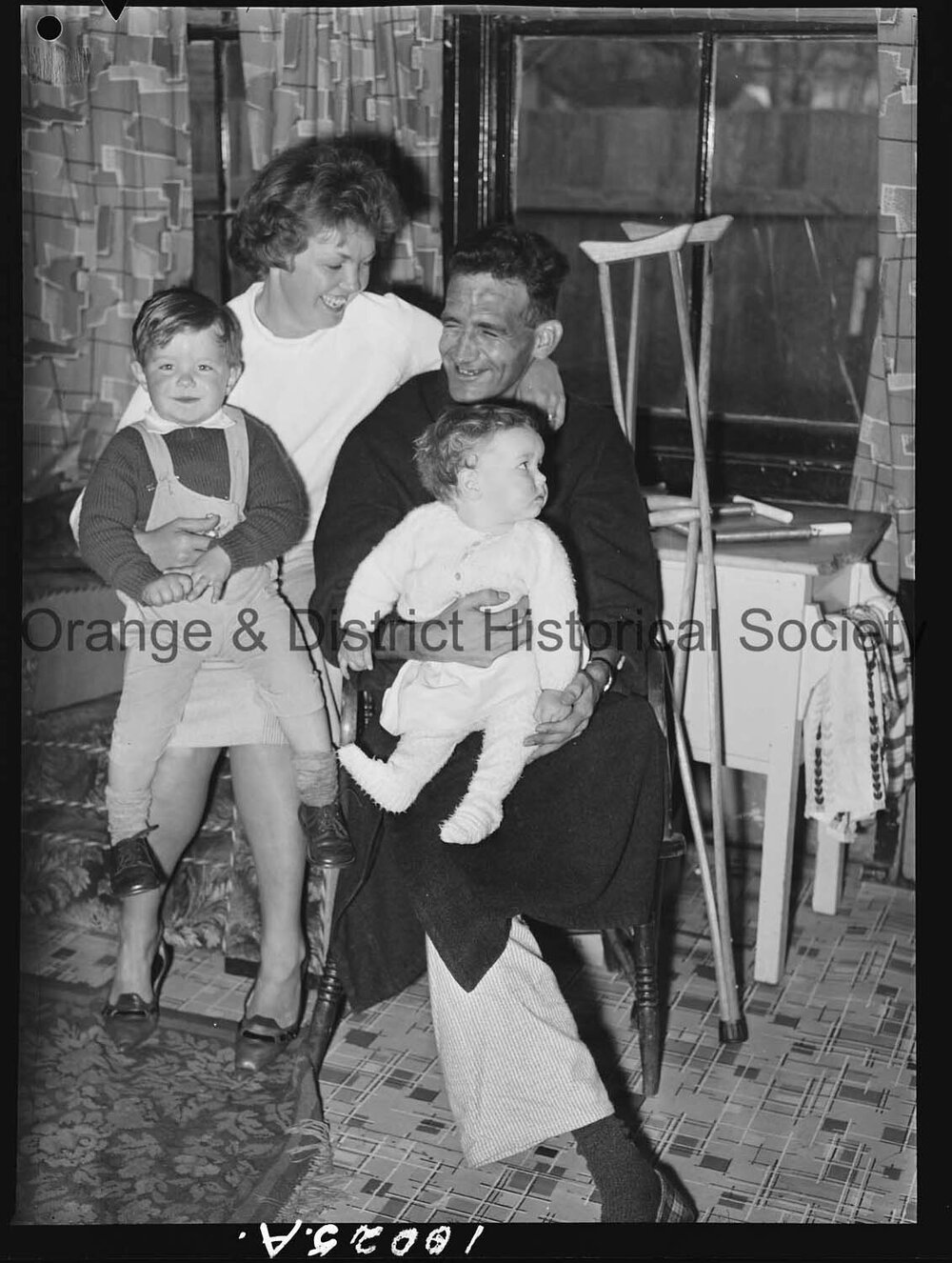 Rail accident victim