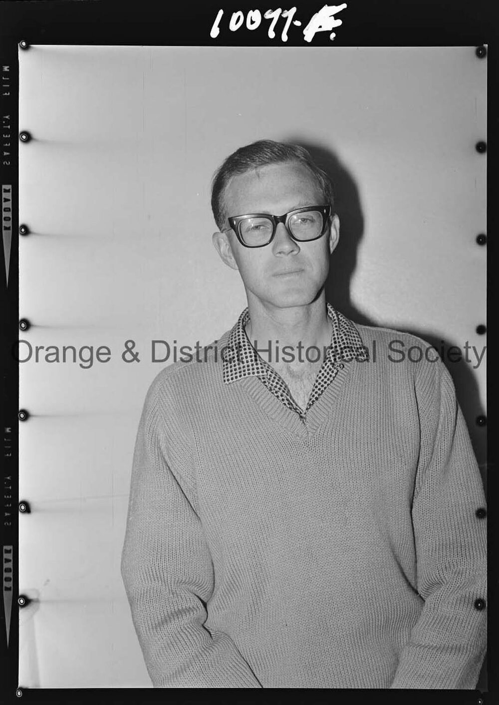 Passport photo Mr J K Hurley