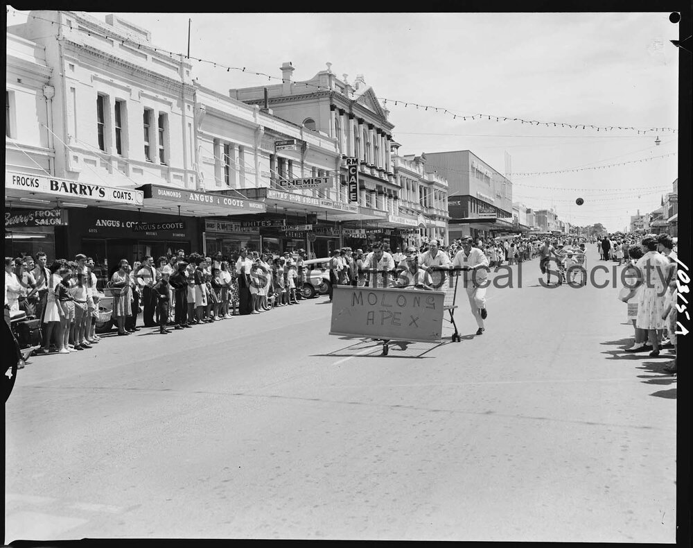 Cherry Blossom bed pushing race