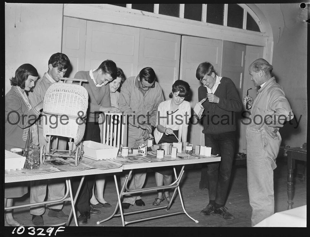 Preparations for the Bloomfield Hospital fete