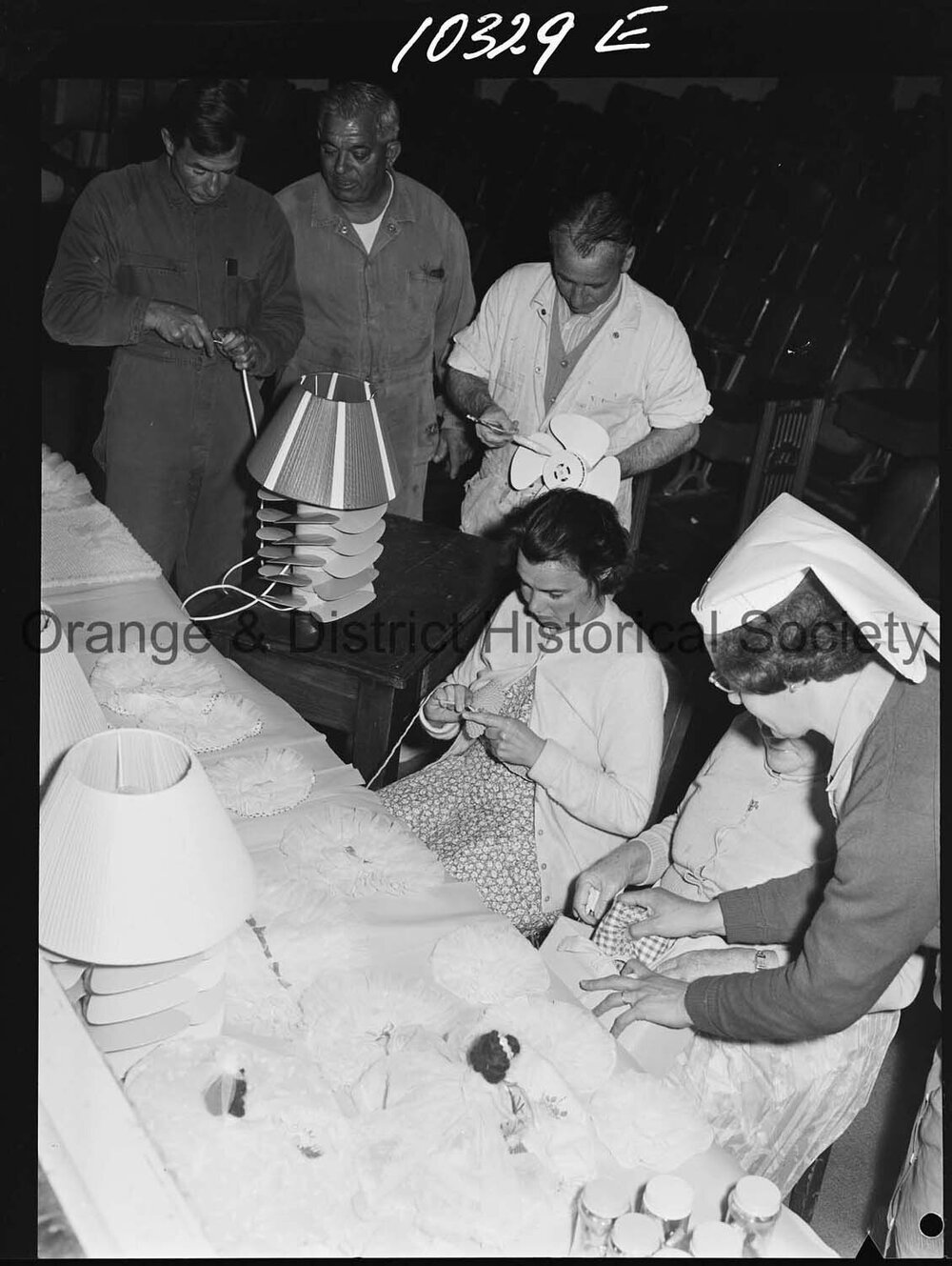 Preparations for the Bloomfield Hospital fete