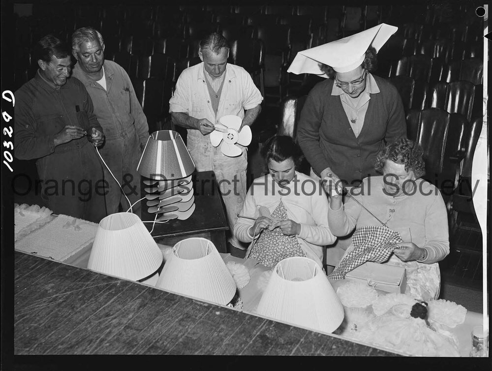 Preparations for the Bloomfield Hospital fete