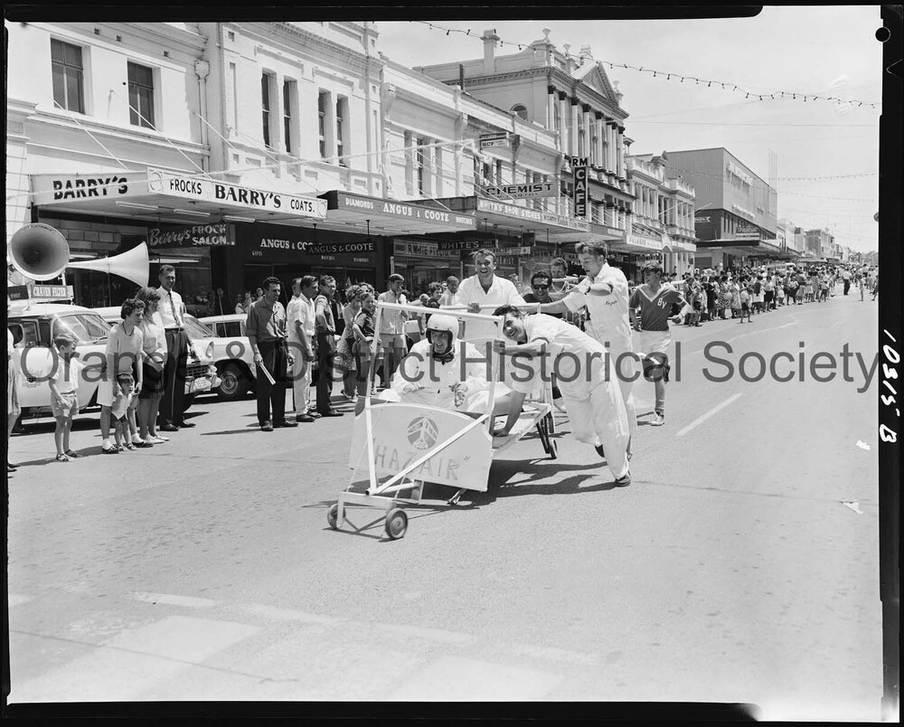 Cherry Blossom bed pushing race