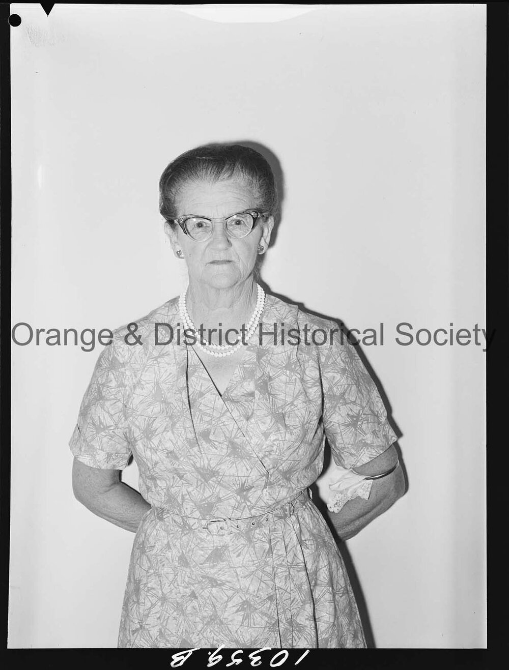 Passport photo Mrs D E Brozk