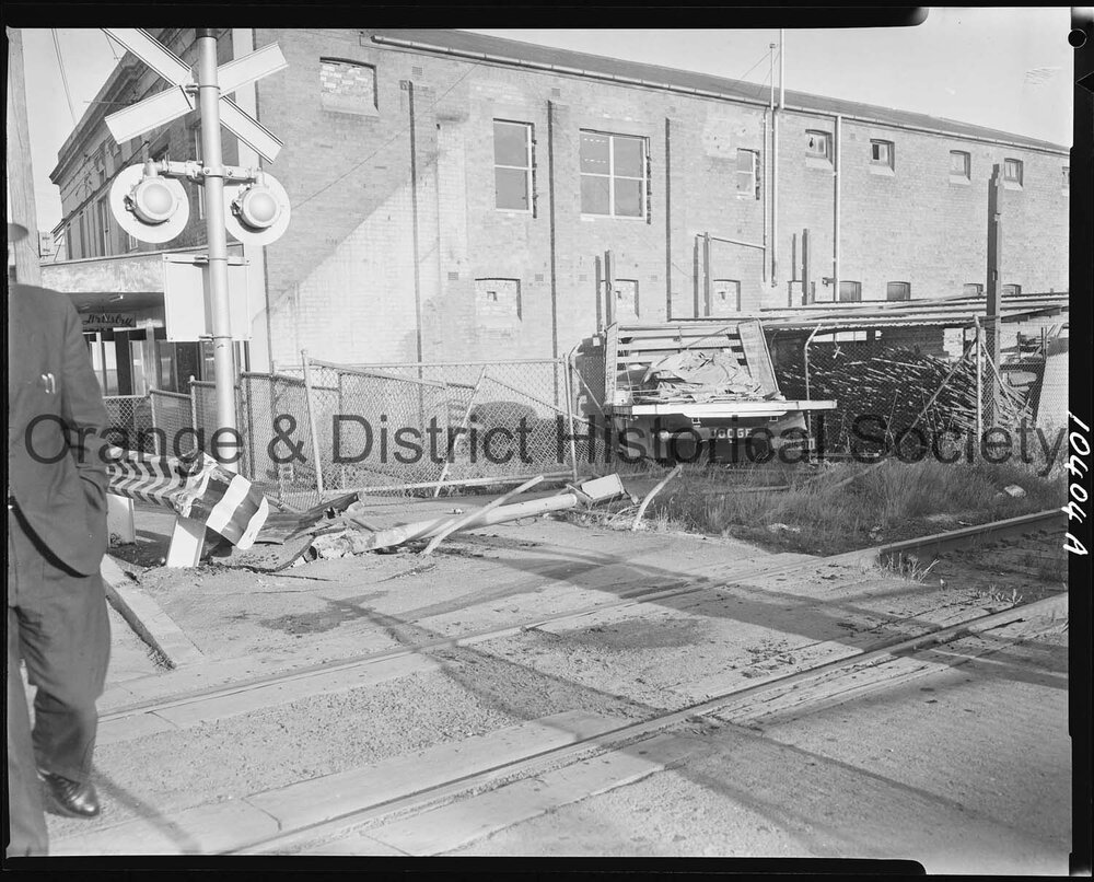 Railway level crossing accident