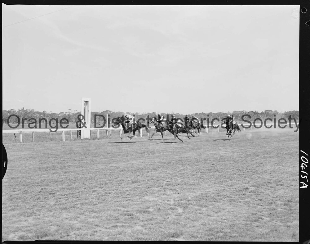 Orange race finishes