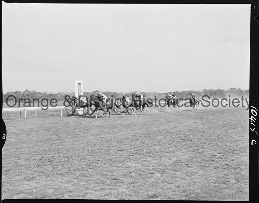 Orange race finishes