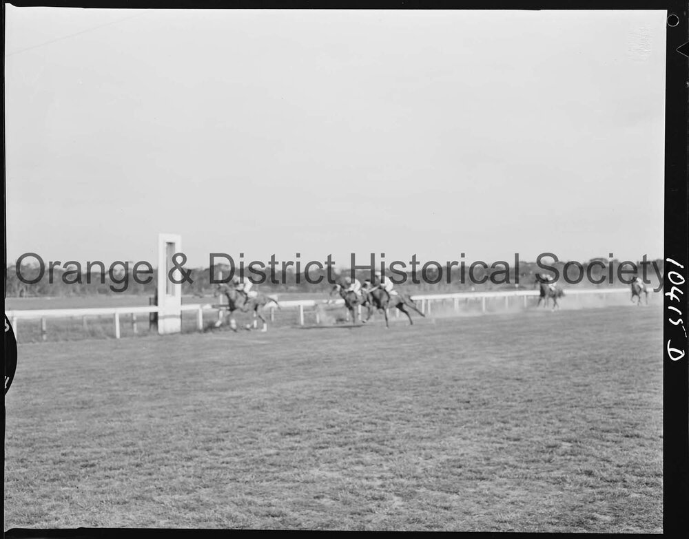 Orange race finishes