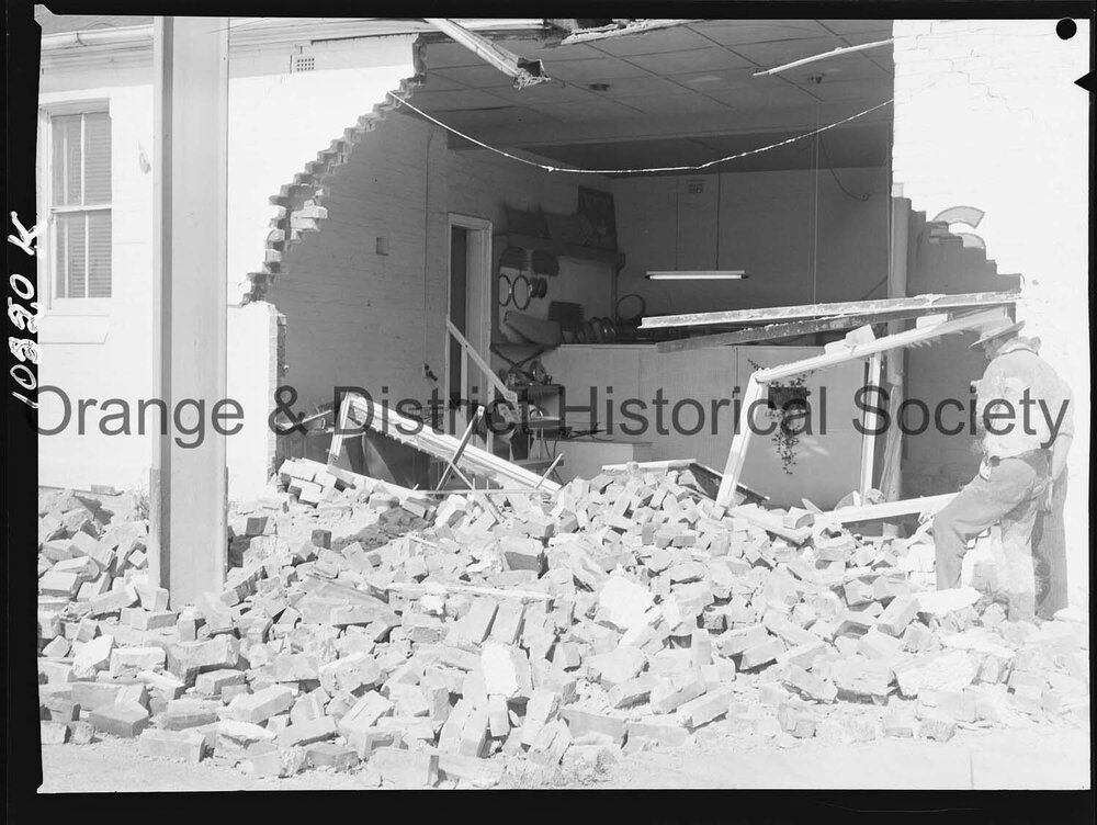 Truck accident at Five Ways intersection