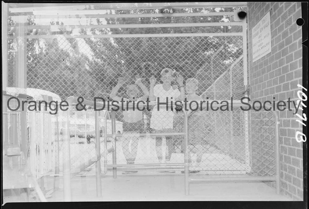 Orange swimming baths