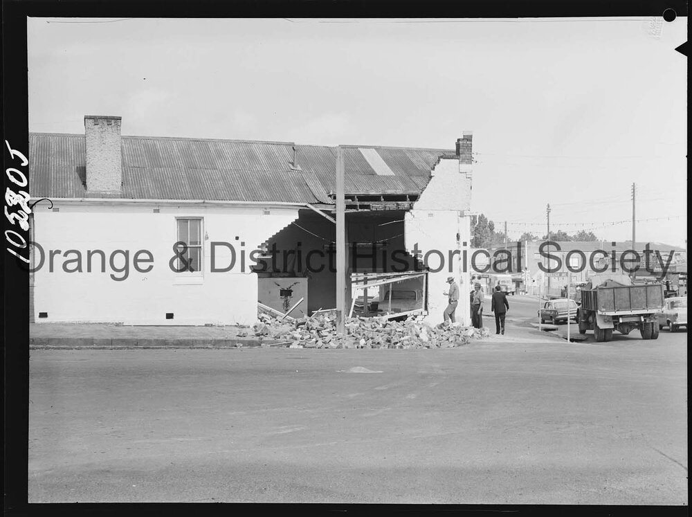 Truck accident at Five Ways intersection