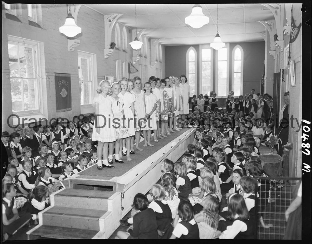 Mannequin parade at Orange Public School