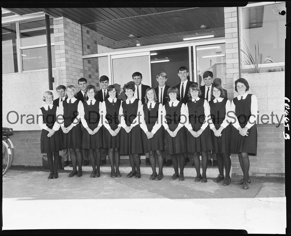 Orange High School prefects and captains