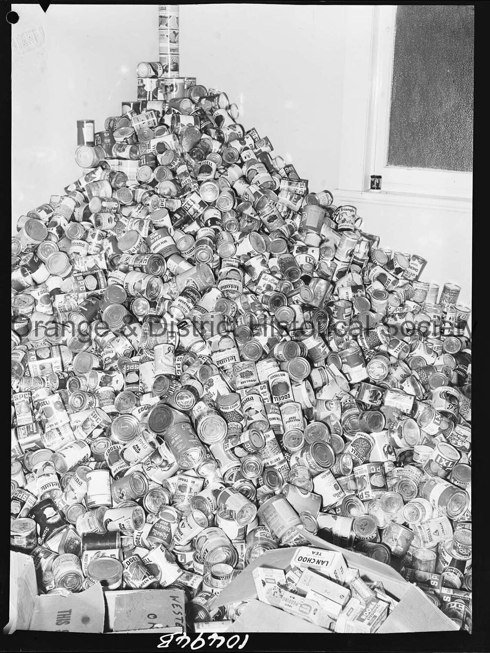 Combined Youth of Orange food drive
