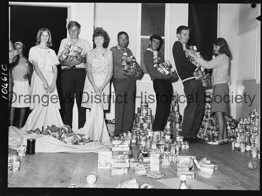 Combined Youth of Orange food drive