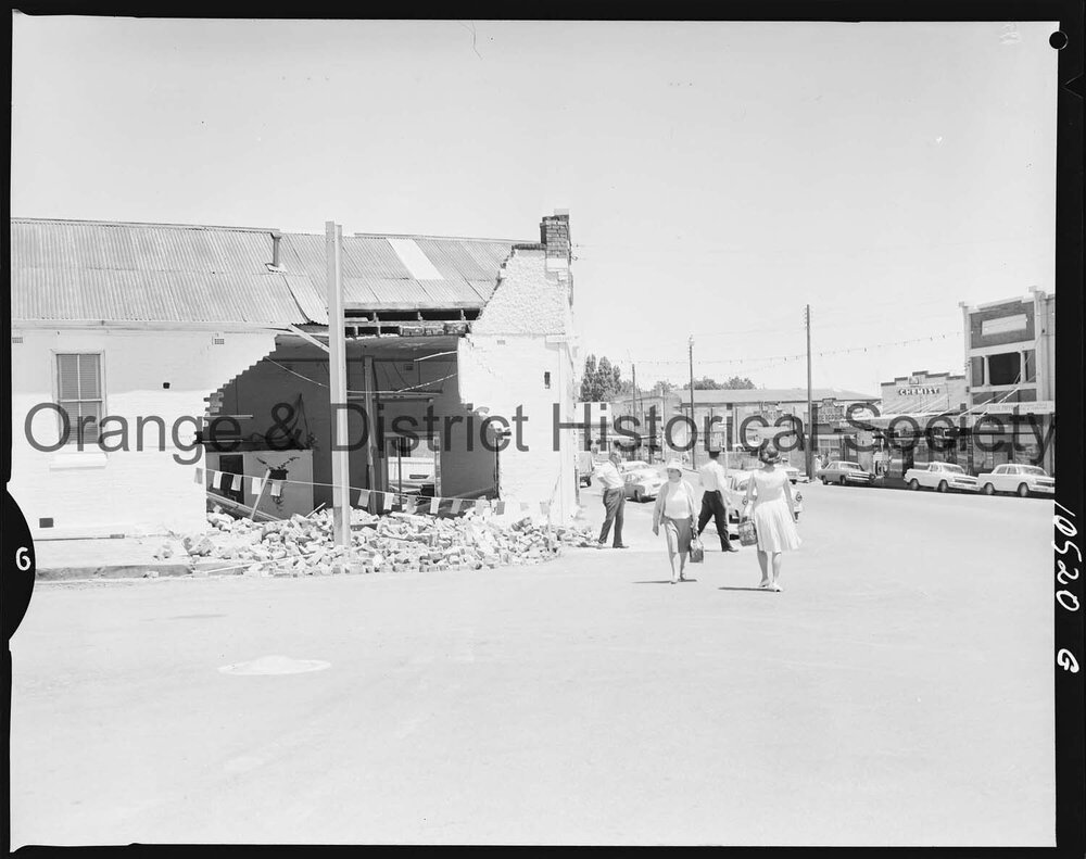 Truck accident at Five Ways intersection