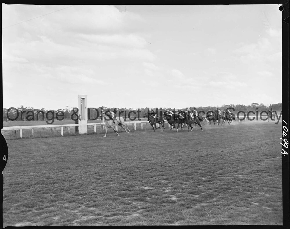 Orange race finishes