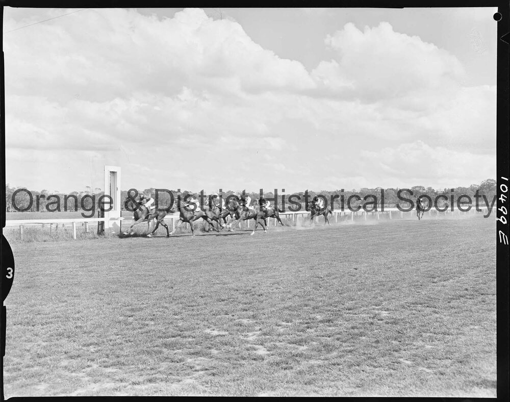 Orange race finishes