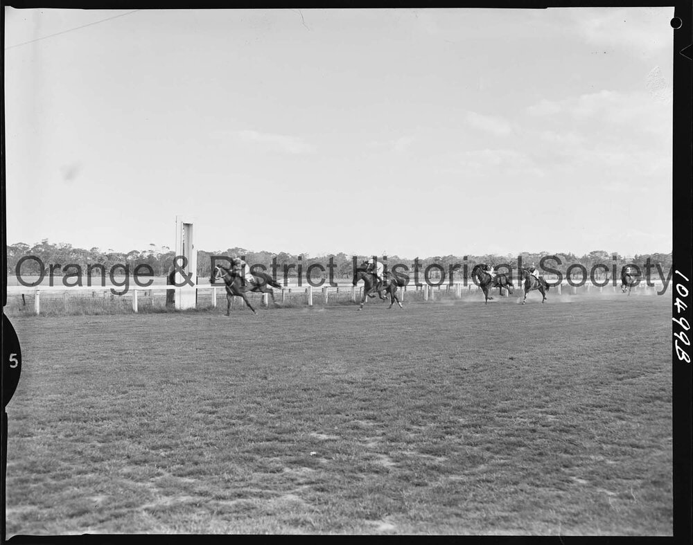 Orange race finishes