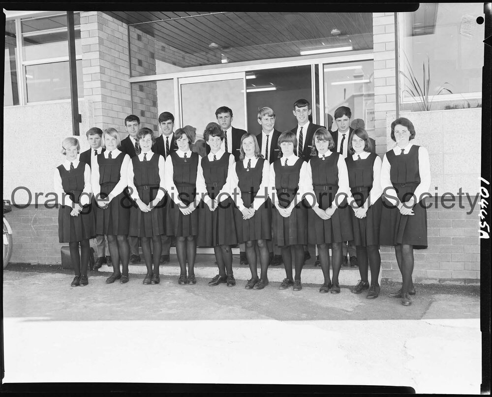 Orange High School prefects and captains