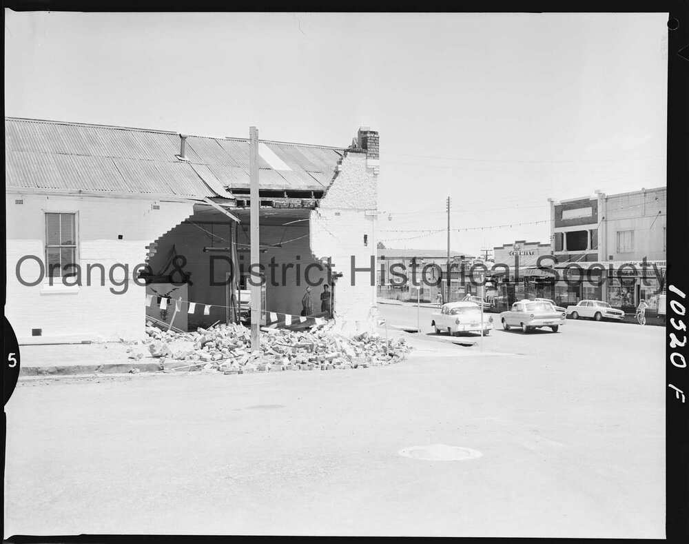 Truck accident at Five Ways intersection