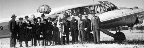 Opening of the Orange Aerodrome at Bloomfield by Hon H V C Thorby, Minister for Defence on February 19 1938