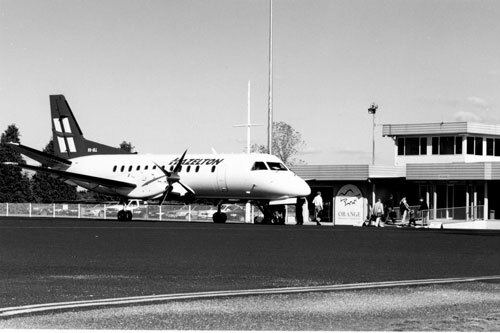 The refurbished Orange Airport in 1999 with a Hazeltons Plane