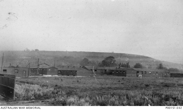 Hurdcott Camp near Fovant, England, where Alfred Dooley trained in early 1917