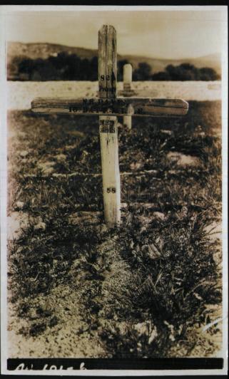 Norman Ernest Davis' grave in Lemnos, Greece