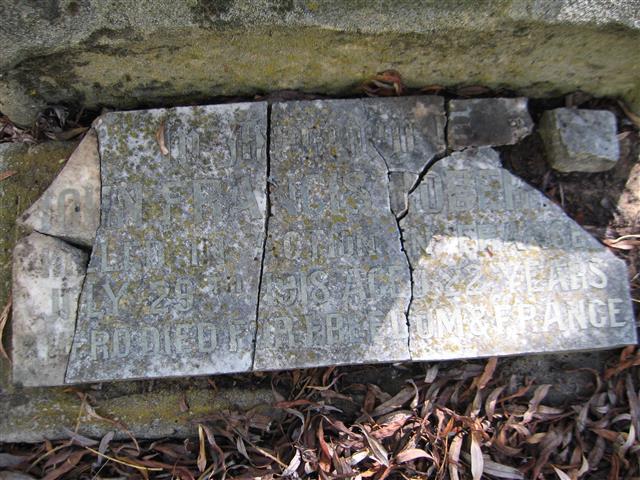 John Francis Roberts commemorative plaque