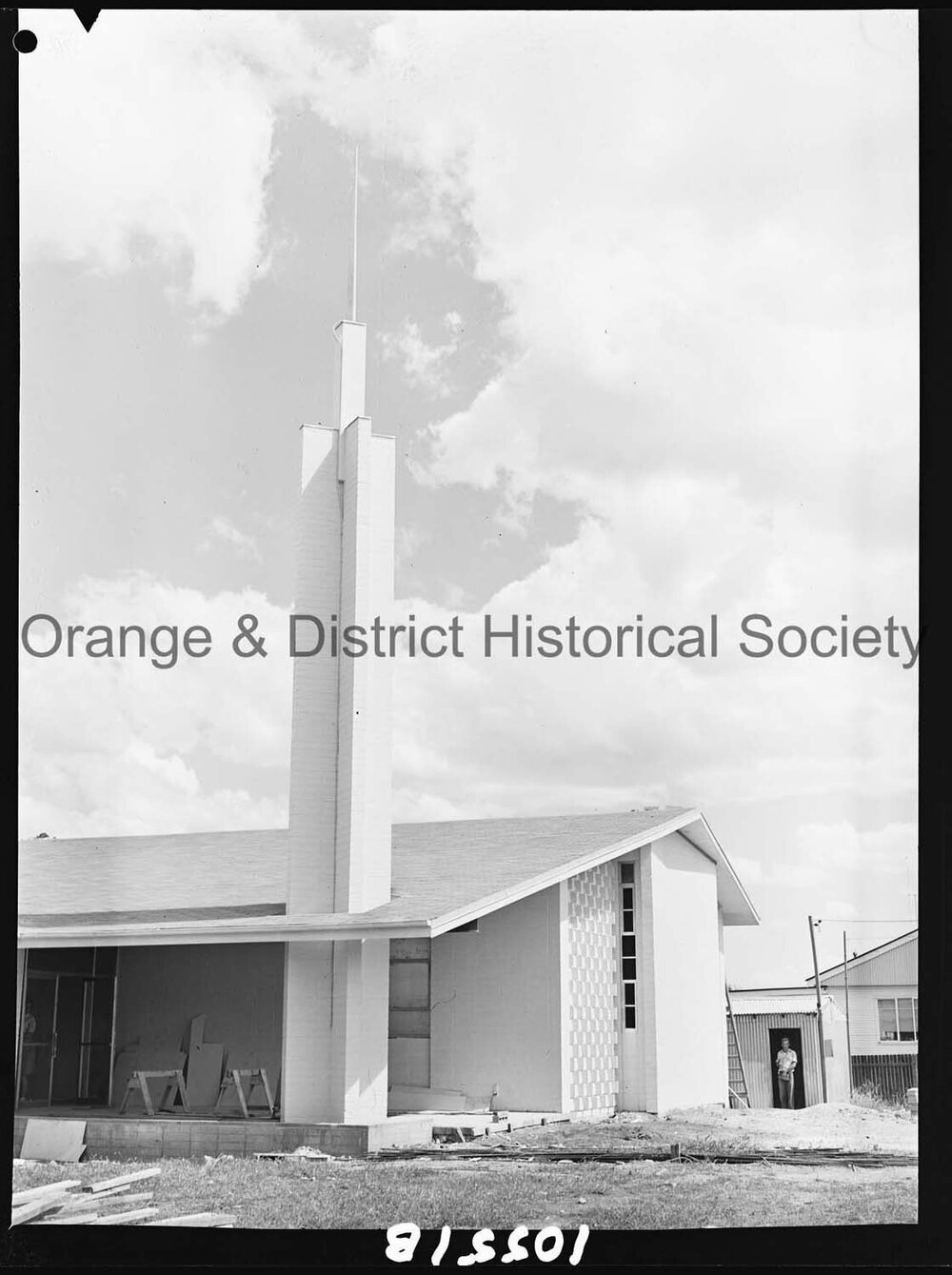 Church steeple completed
