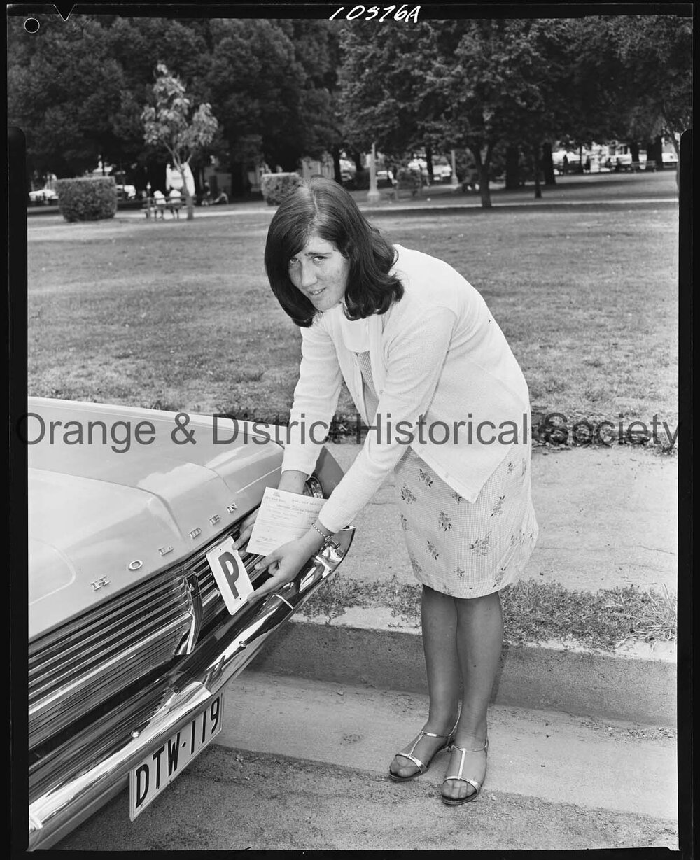 Orange's first Provisional Drivers' Licence holder