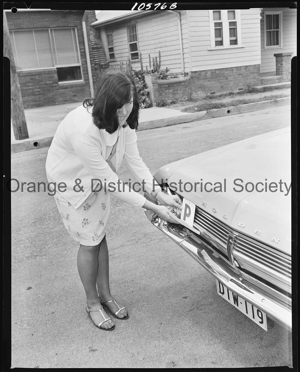 Orange's first Provisional Drivers' Licence holder
