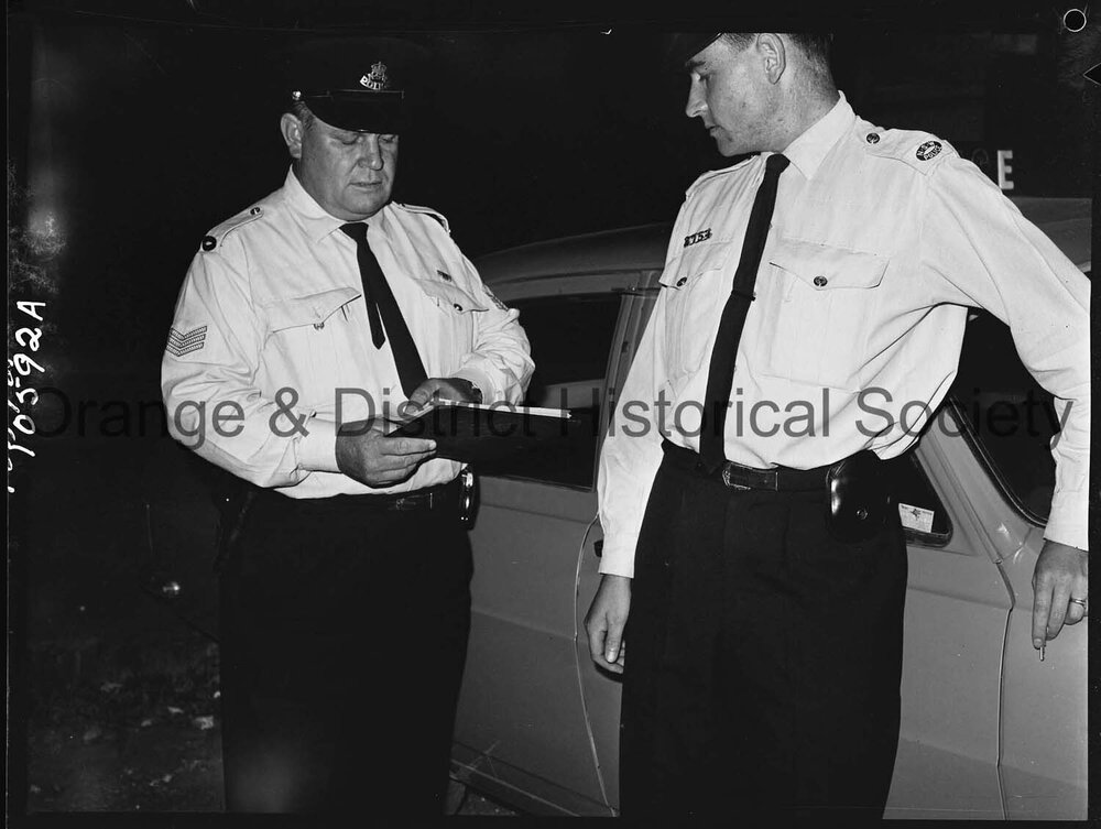Police officers at work