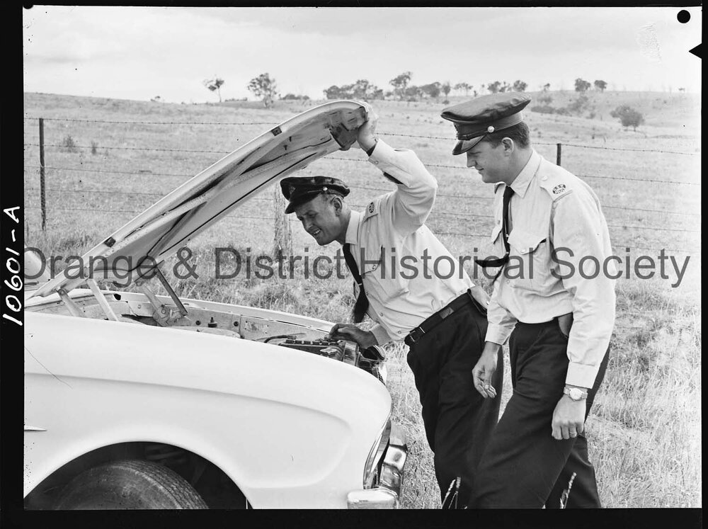 Police officers at work