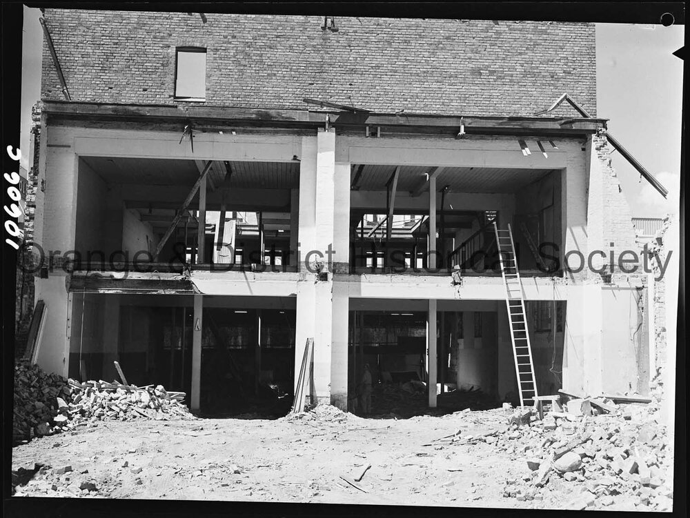 Demolition of Paynes McDermott's building