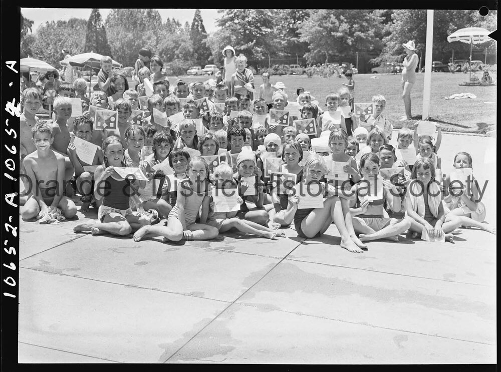 Swimming school graduation