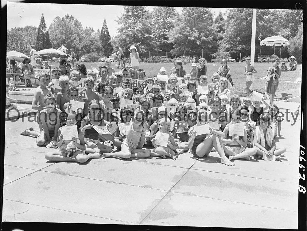 Swimming school graduation