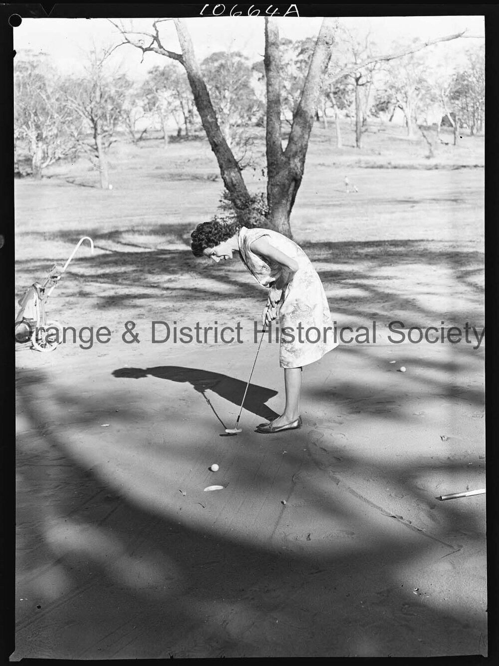 Putting at Barrett Park