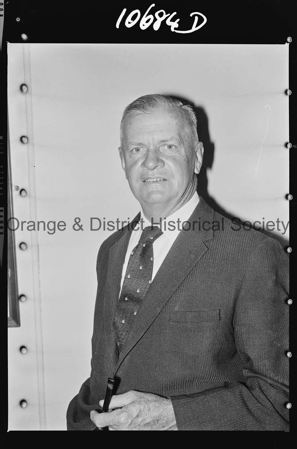 President of Orange Jockey Club Mr E R Jefferies