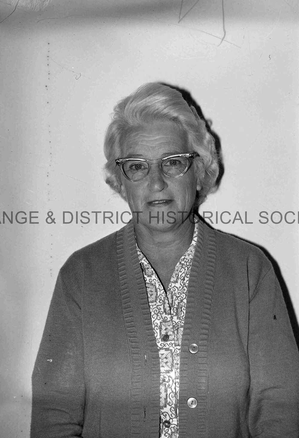 Passport photo Mrs W A Showell