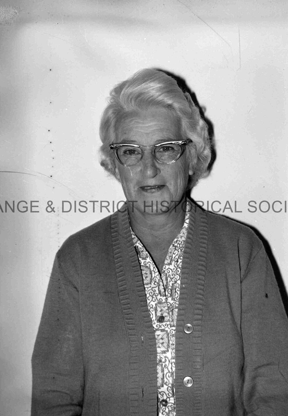 Passport photo Mrs W A Showell