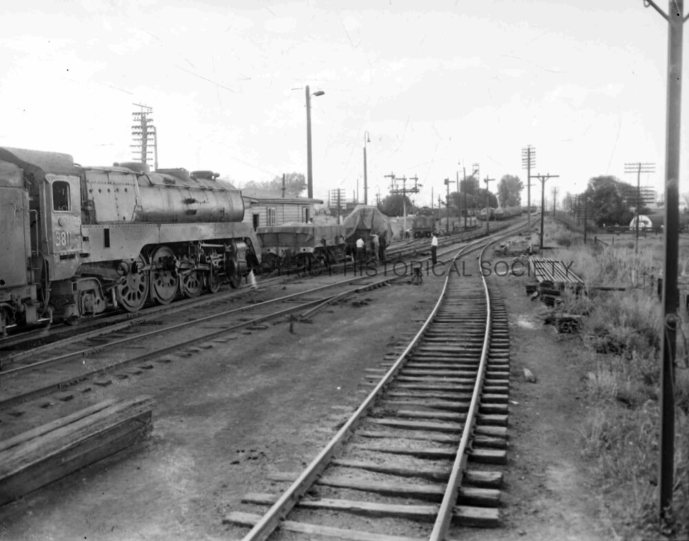 Train derailment at East Fork