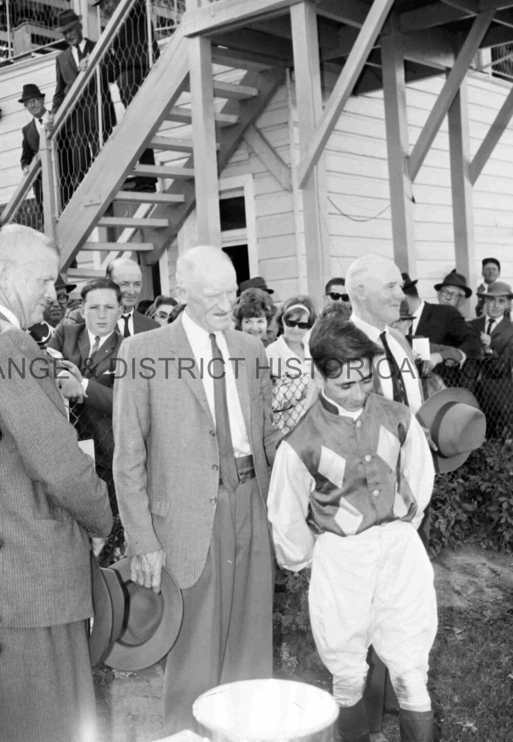 Orange Cup presentation to winning jockey