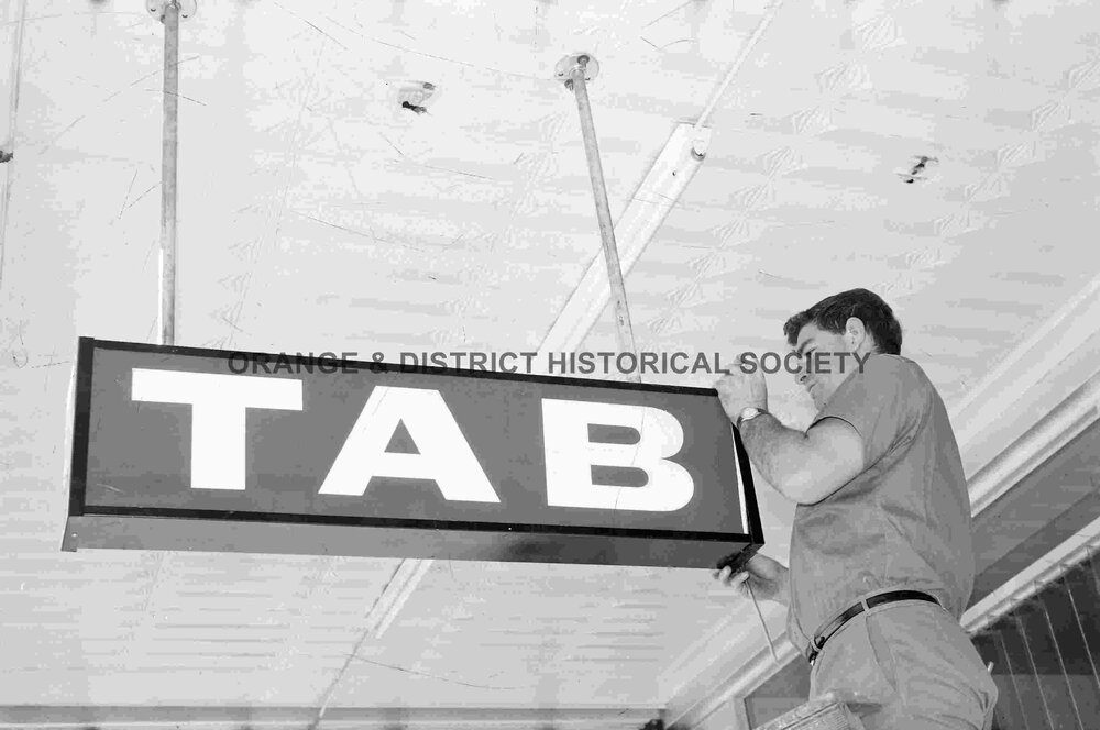 New TAB sign