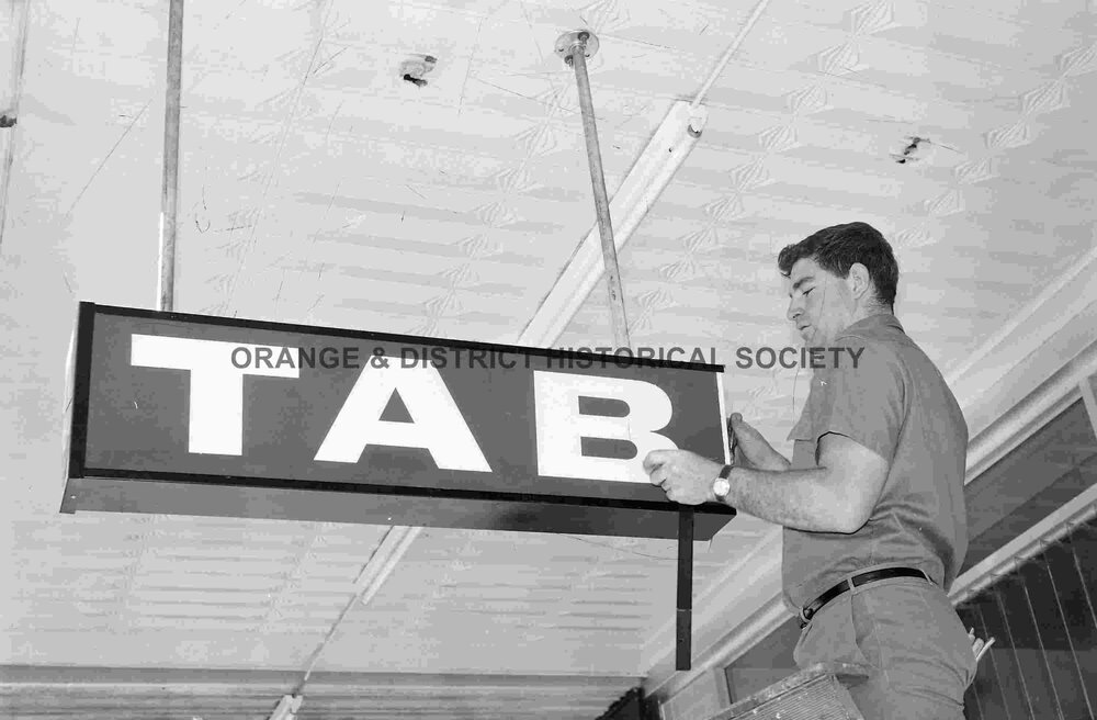 New TAB sign