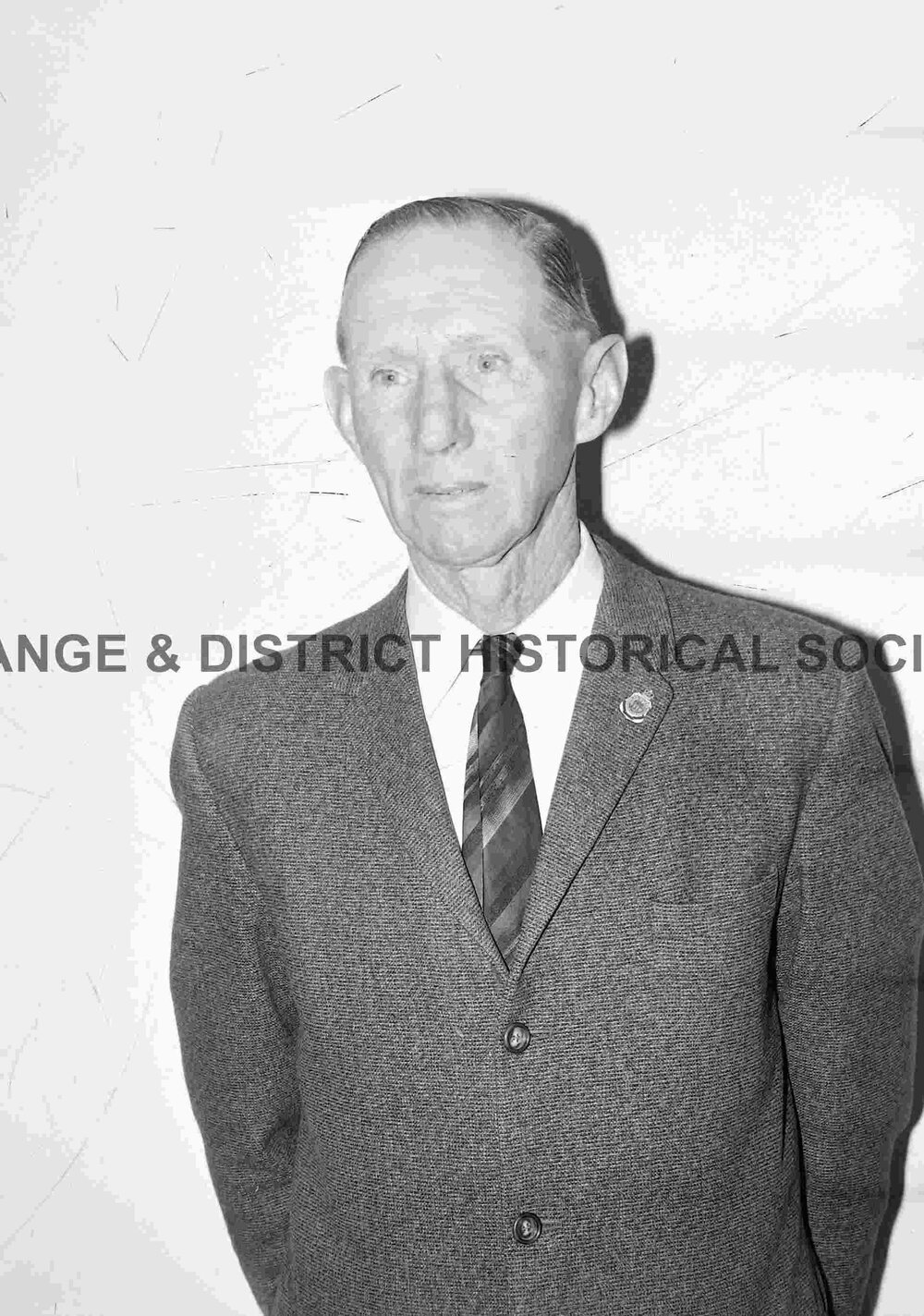 Passport photo Mr R V Wright