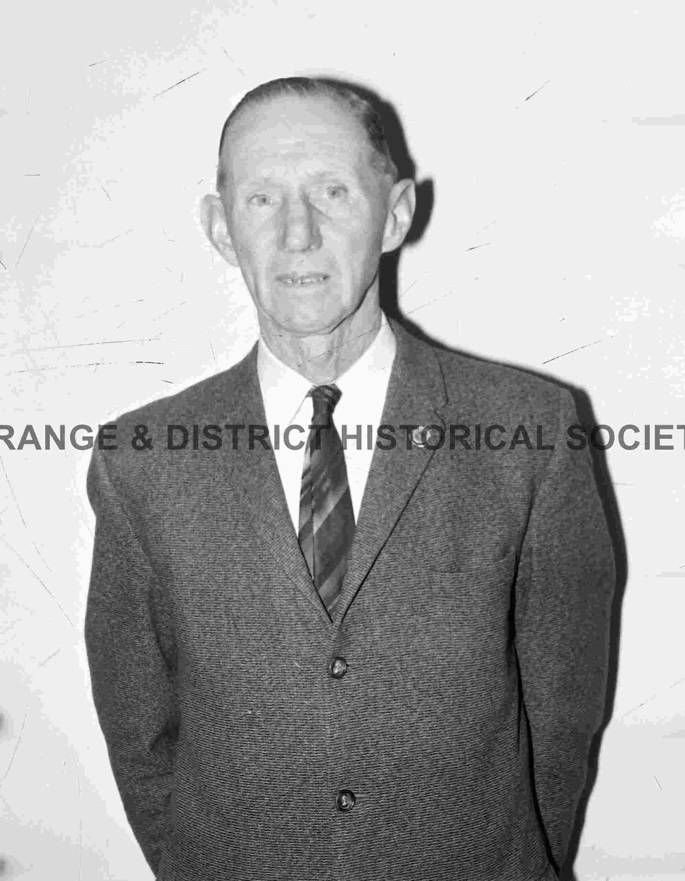 Passport photo Mr R V Wright