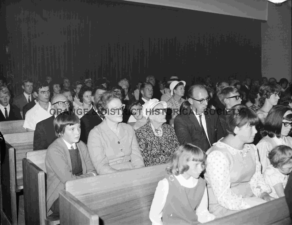 Opening service at Mormon Church